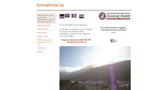 Desktop Screenshot of animalhotel.es